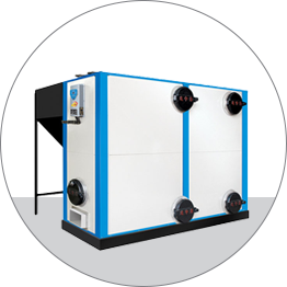 臥式全自動(dòng)生物質(zhì)熱水鍋爐